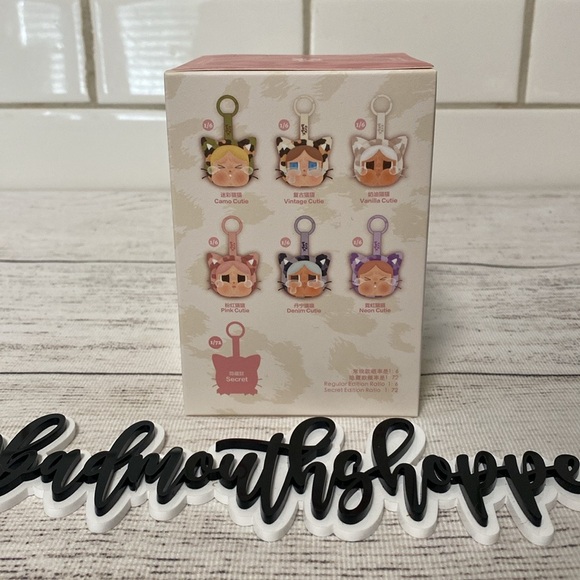 *Unopened Pop Mart Wild But Cutie Cry Baby Blind Box Plush Bag Charm Neon Cutie - Picture 3 of 6